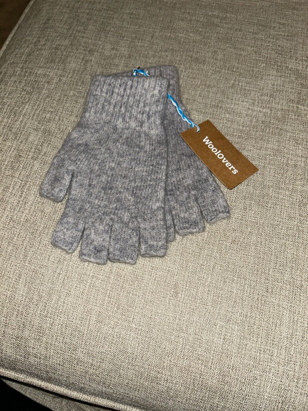 Woolovers Gray Fingerless Lambswool